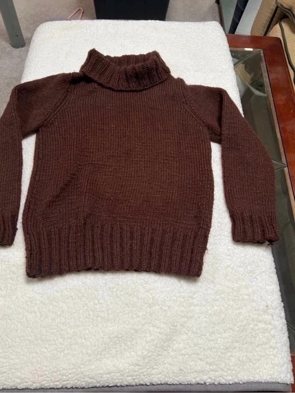 Hand knitted sweater large